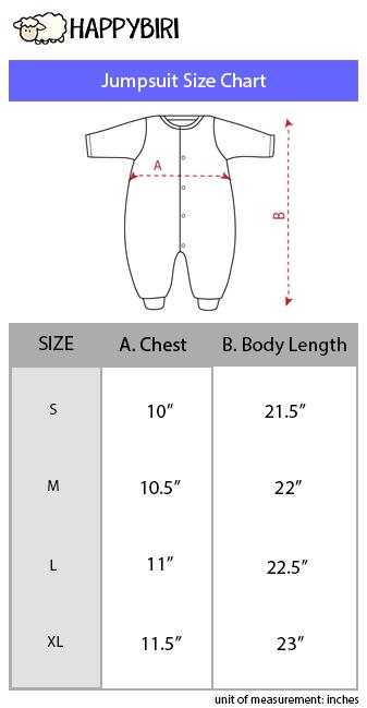 Jumpsuit Size Chart