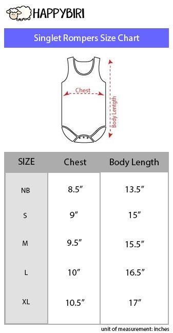 Baby Romper Size Chart