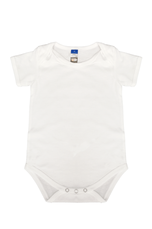 Baby Double Fullycomb Romper - White (M)