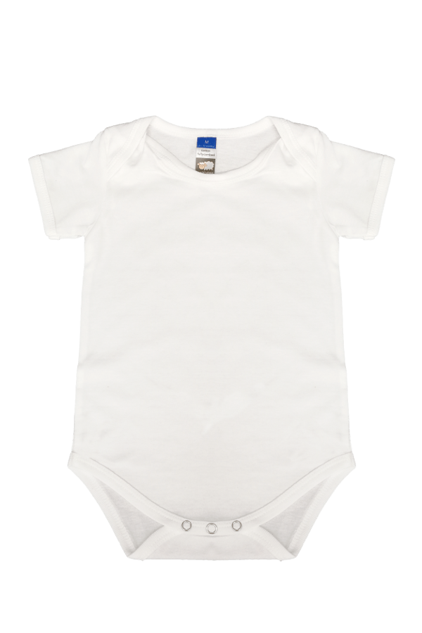 white romper baby