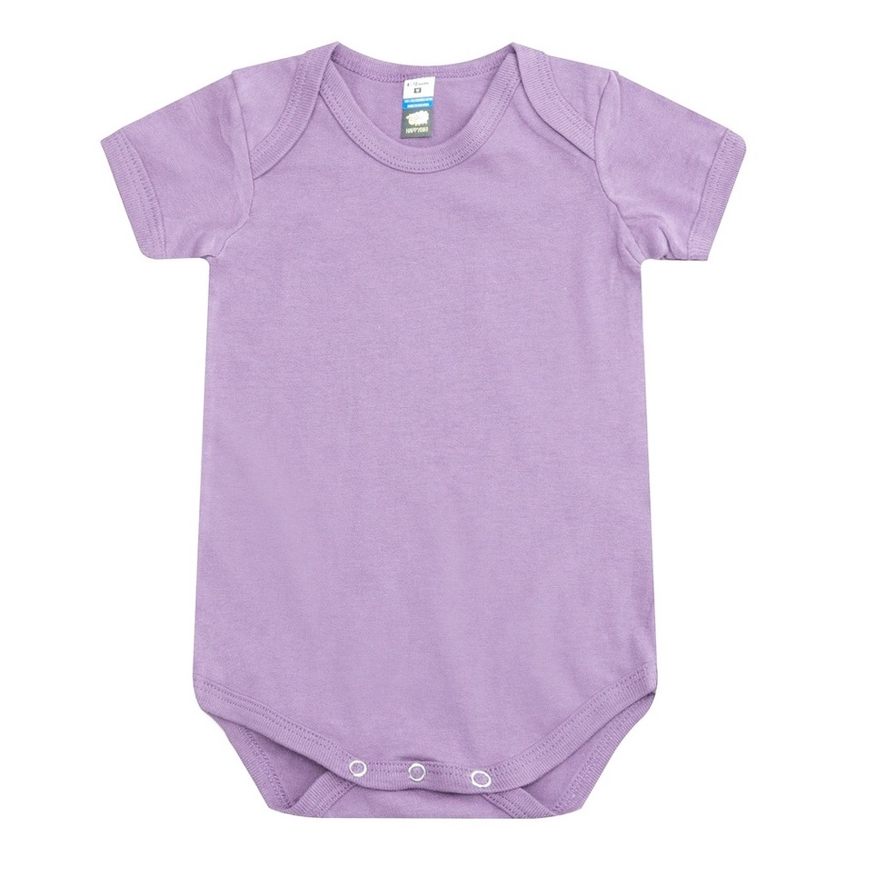 Fullycombed Cotton Basic Rompers - Lavender