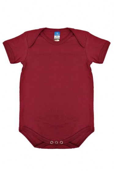 Baby Value RIB Rompers Burgundy 