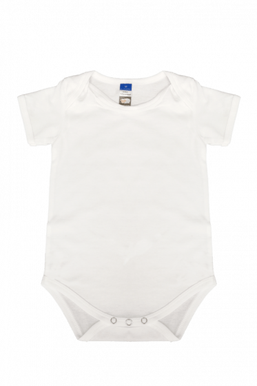 Baby Double Fullycomb Romper White 
