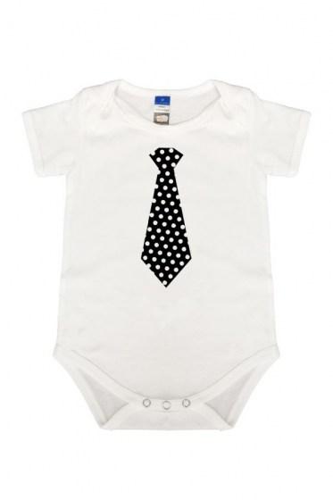 Polka Dot Tie Rompers - White